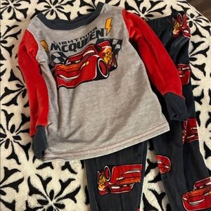 Lightning McQueen Kids Pajama Set - Red, Gray, Black